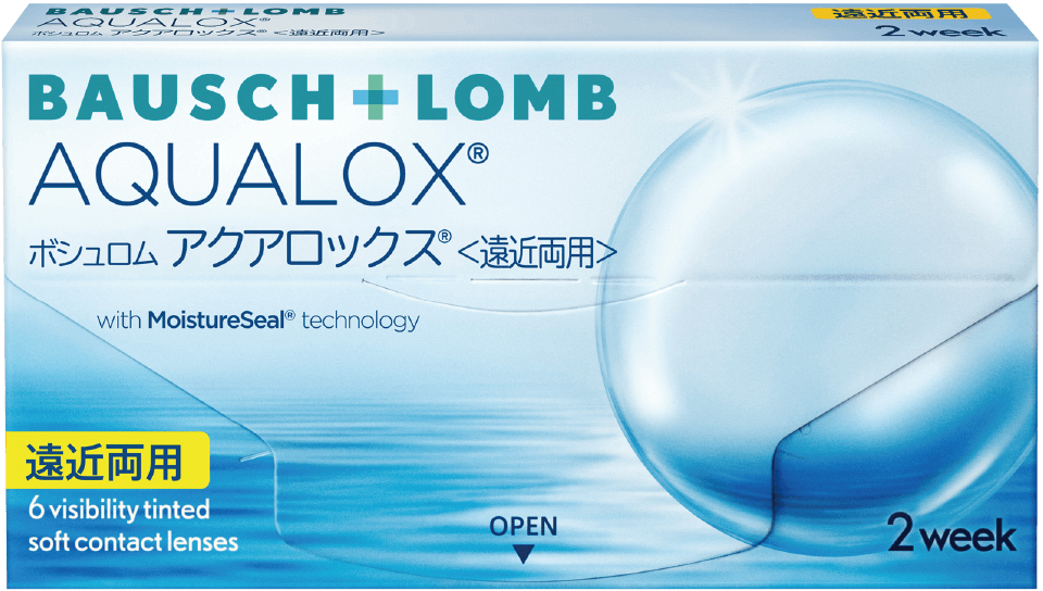 ボシュロム アクアロックス 1箱6枚入 2週間交換【遠近両用】
